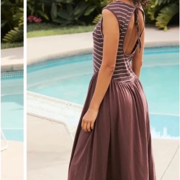 Free people Alana open back midi large - Picture 2 of 5
